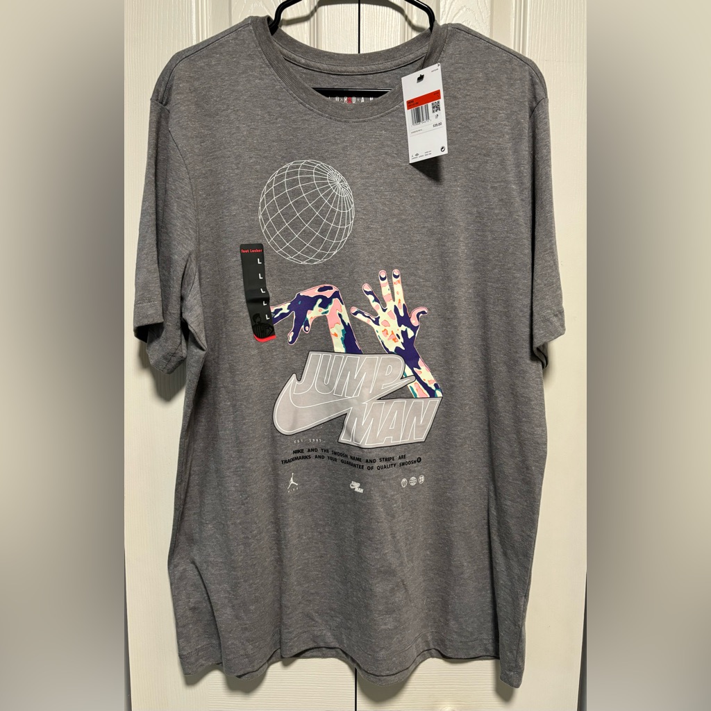 Nwt Nike Jordan Jumpman Men’s Gray T-Shirt